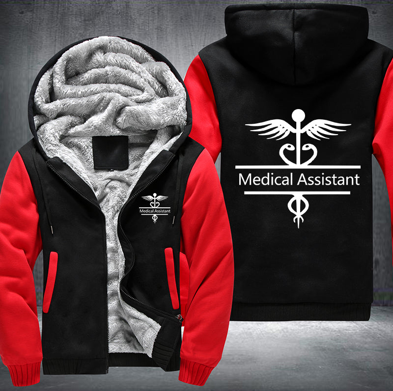Medical Assistant MA Fleece Hoodies Jacket