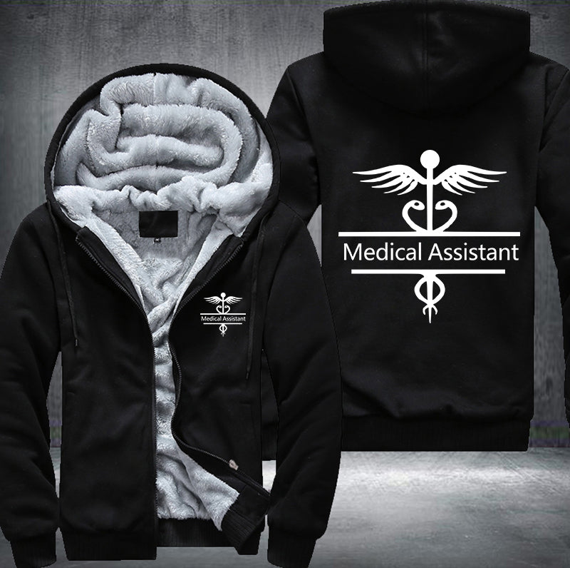 Medical Assistant MA Fleece Hoodies Jacket