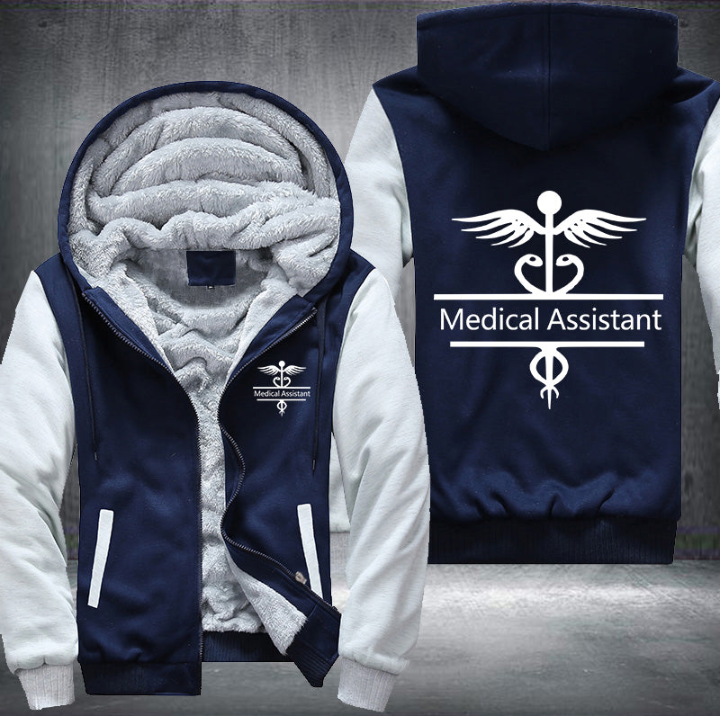 Medical Assistant MA Fleece Hoodies Jacket