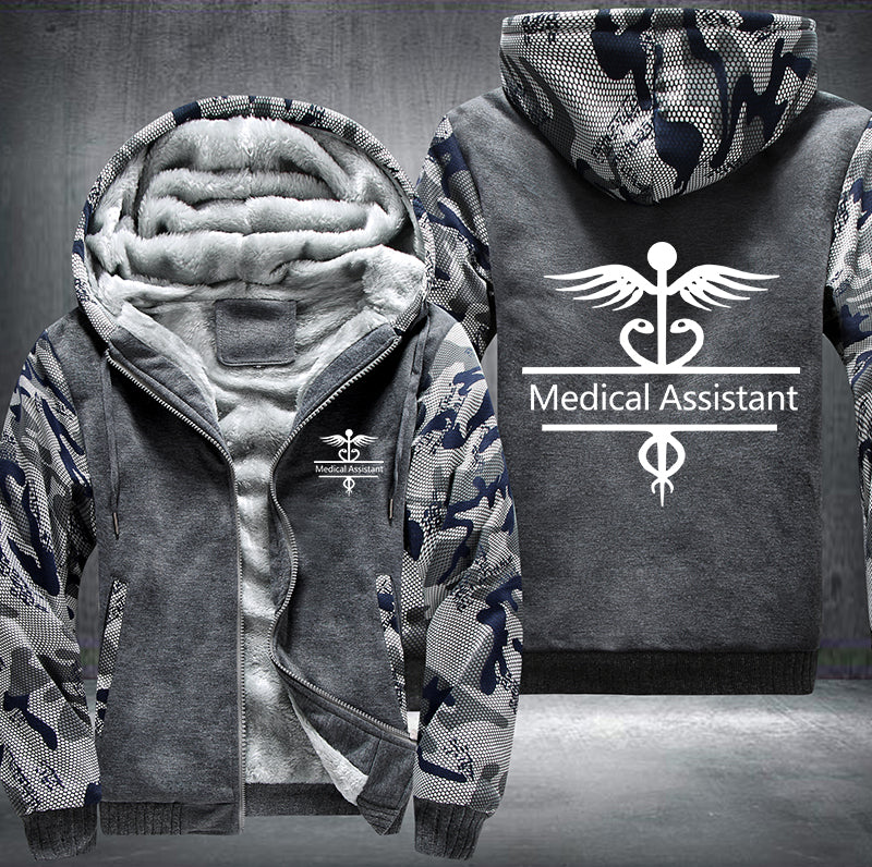Medical Assistant MA Fleece Hoodies Jacket