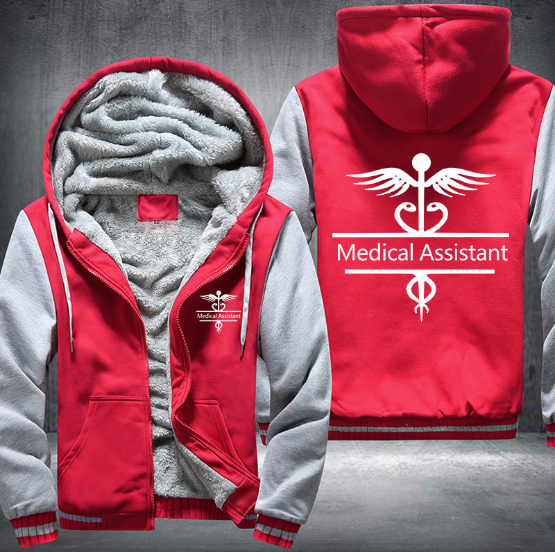 Medical Assistant MA Fleece Hoodies Jacket