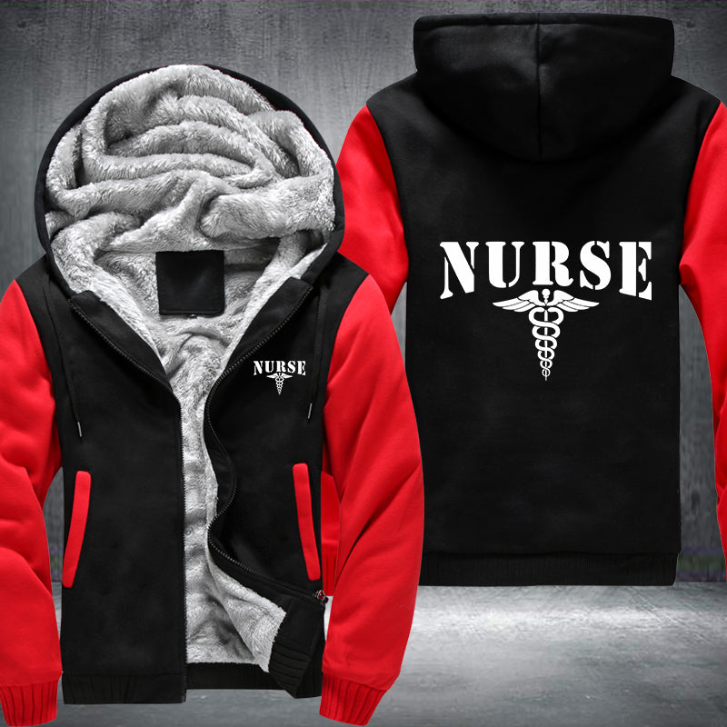 Nurse design Fleece Hoodies Jacket