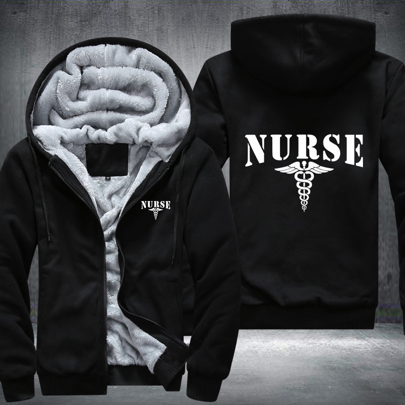 Nurse design Fleece Hoodies Jacket