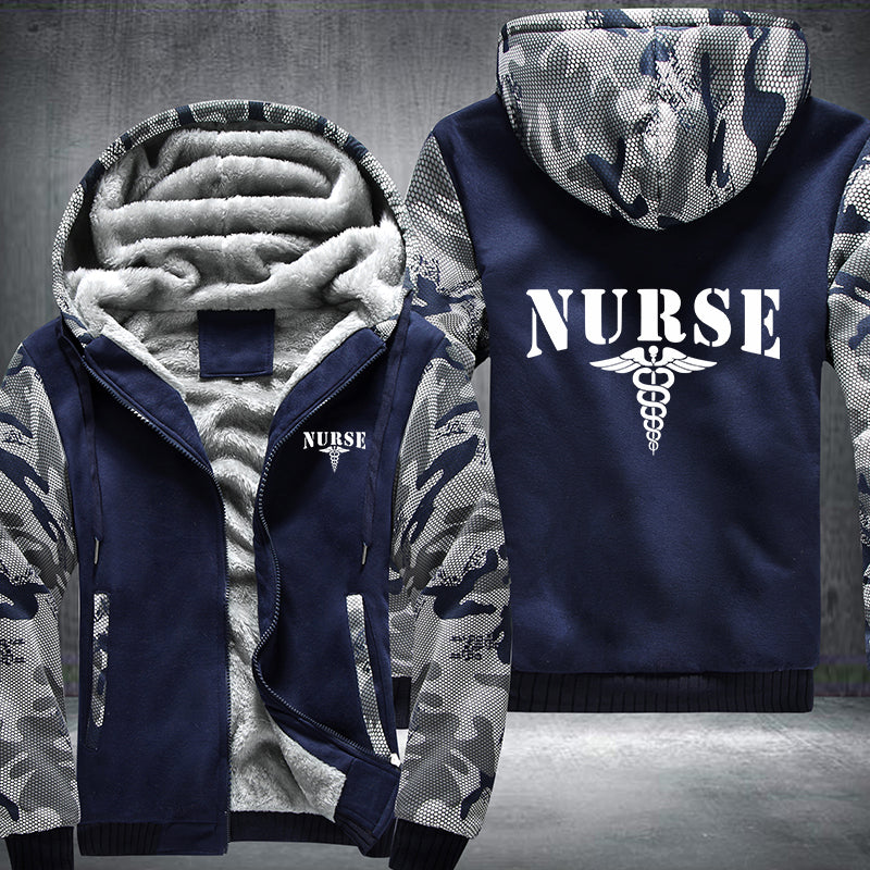 Nurse design Fleece Hoodies Jacket