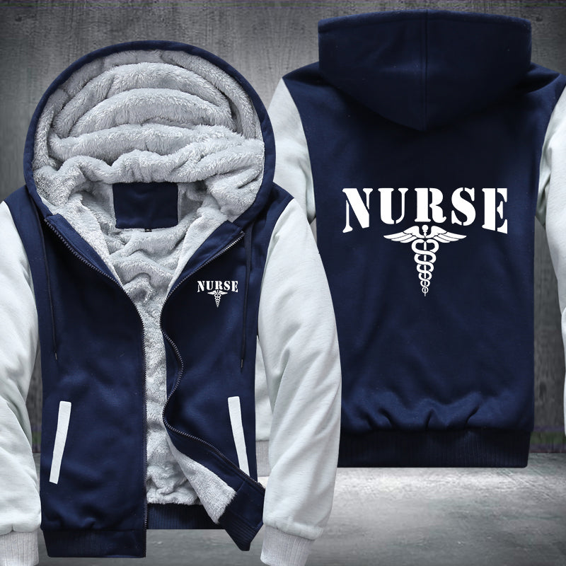 Nurse design Fleece Hoodies Jacket