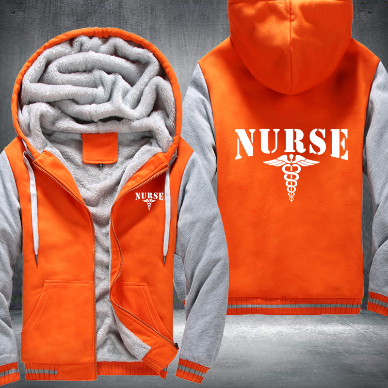 Nurse design Fleece Hoodies Jacket