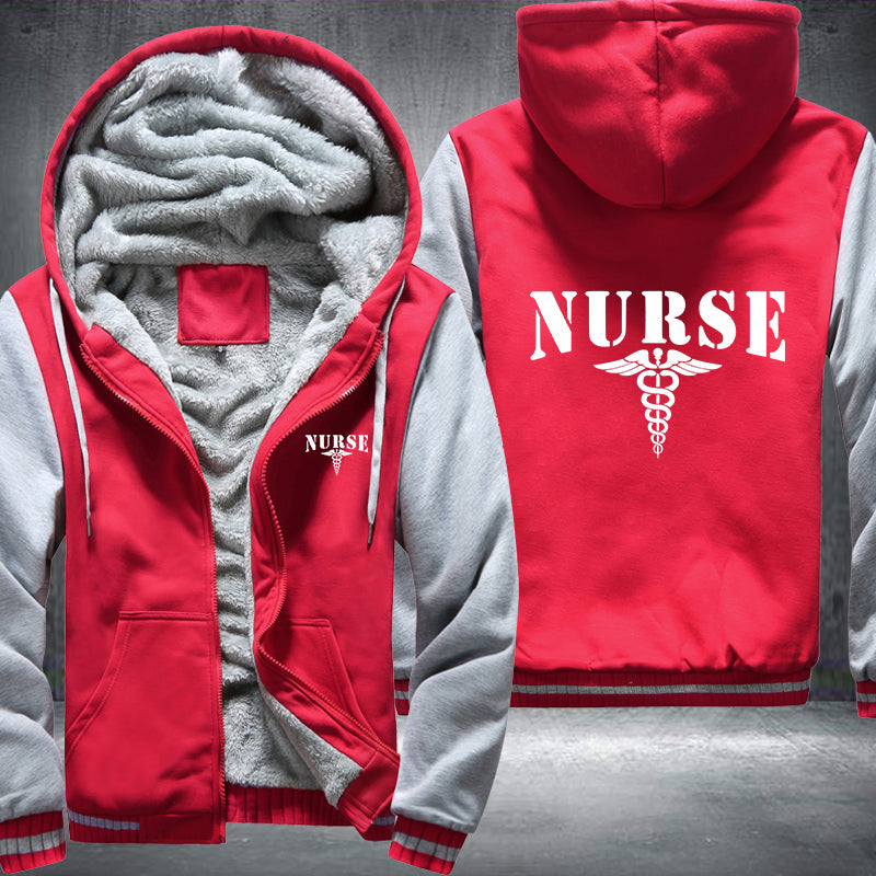 Nurse design Fleece Hoodies Jacket