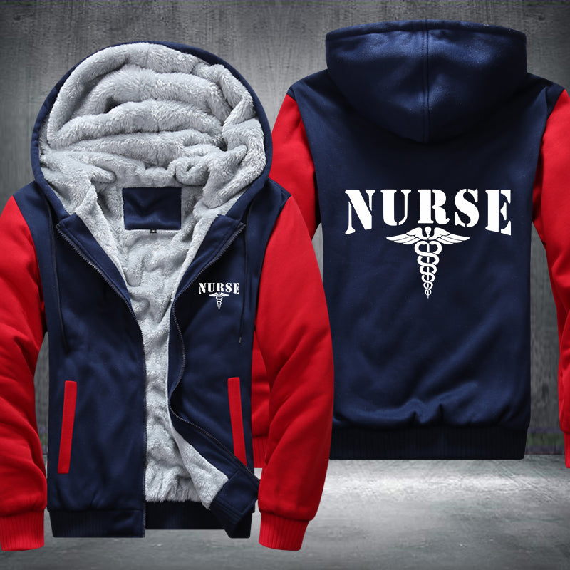 Nurse design Fleece Hoodies Jacket