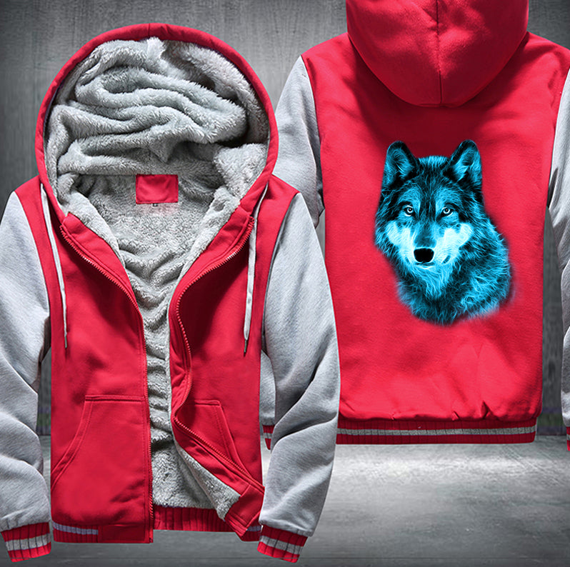 COOL GALAXY WOLF DESIGN Fleece Hoodies Jacket