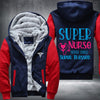 Super nurse super tired super blessed Fleece Hoodies Jacket