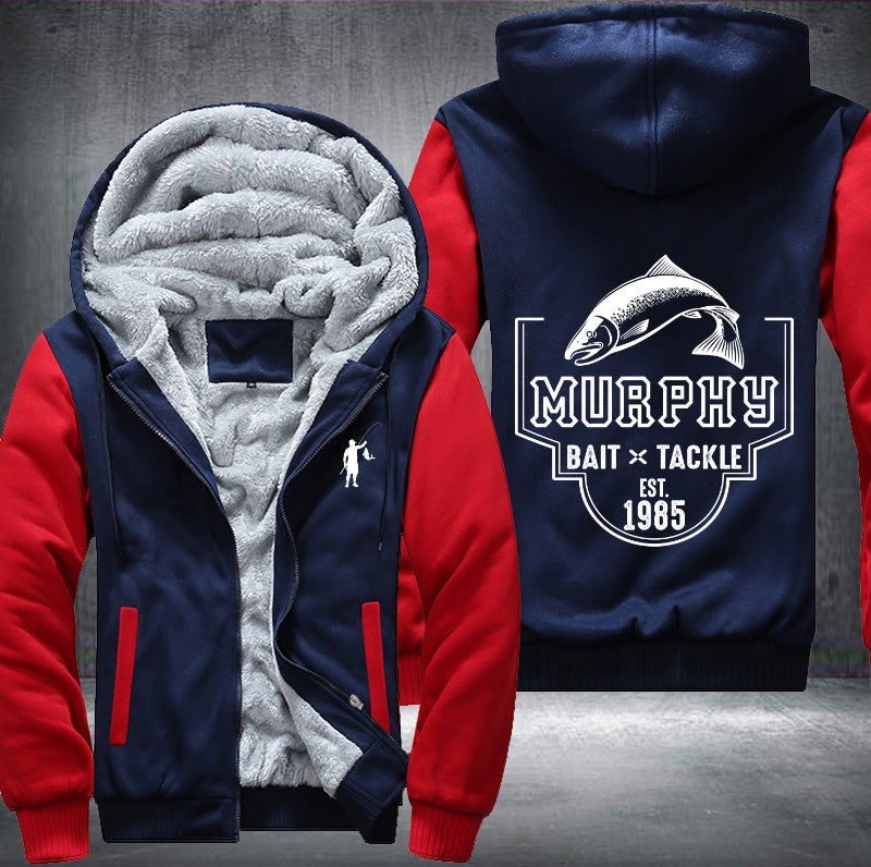 Murphy bait x tackle est 1985 Fleece Hoodies Jacket
