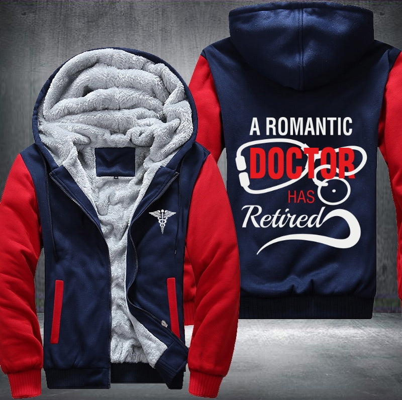 A romantic doctor has retired Fleece Hoodies Jacket