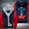I AM PROUD AMERICAN APPROVAL IS NOT REQUIRED Fleece Hoodies Jacket