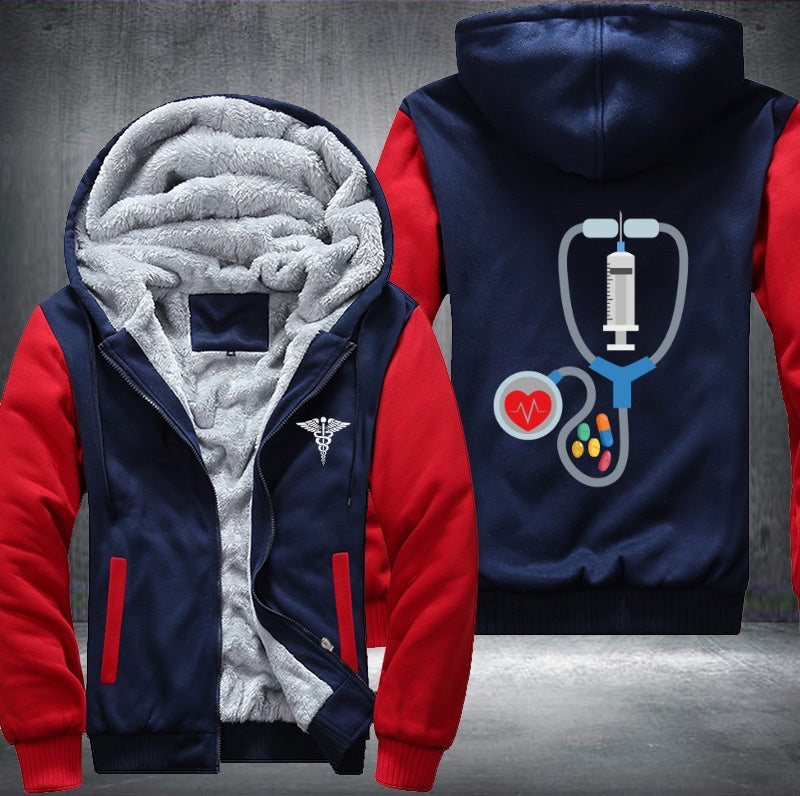 Doctor Equipment Fleece Hoodies Jacket