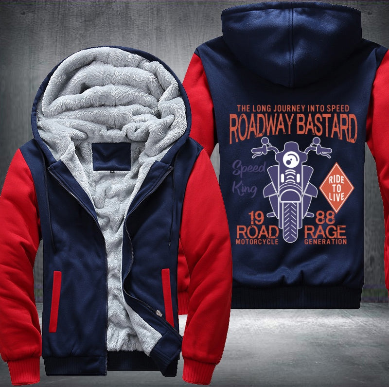The long journey into speed roadway bastard Fleece Hoodies Jacket