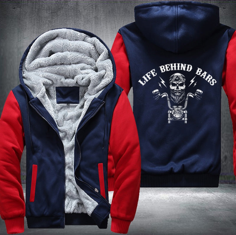 Life behind bars Fleece Hoodies Jacket