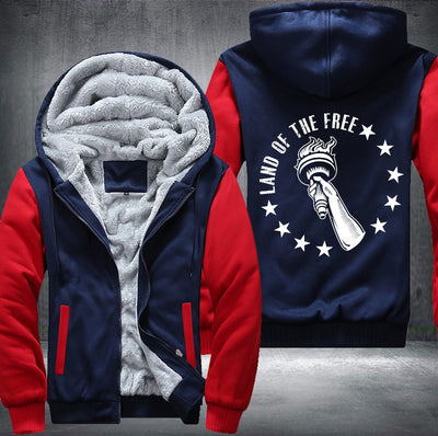 LAND OF THE FREE Fleece Hoodies Jacket