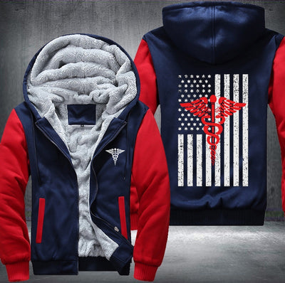 American doctor Fleece Hoodies Jacket