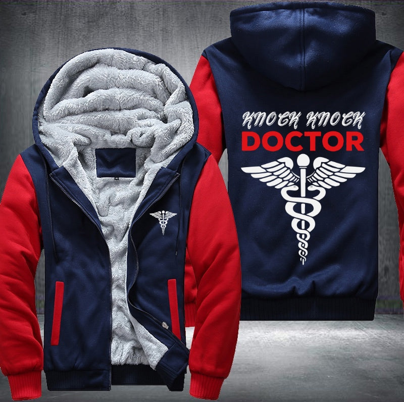 Knock Knock Doctor Fleece Hoodies Jacket