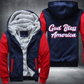 GOD BLESS AMERICA Fleece Hoodies Jacket