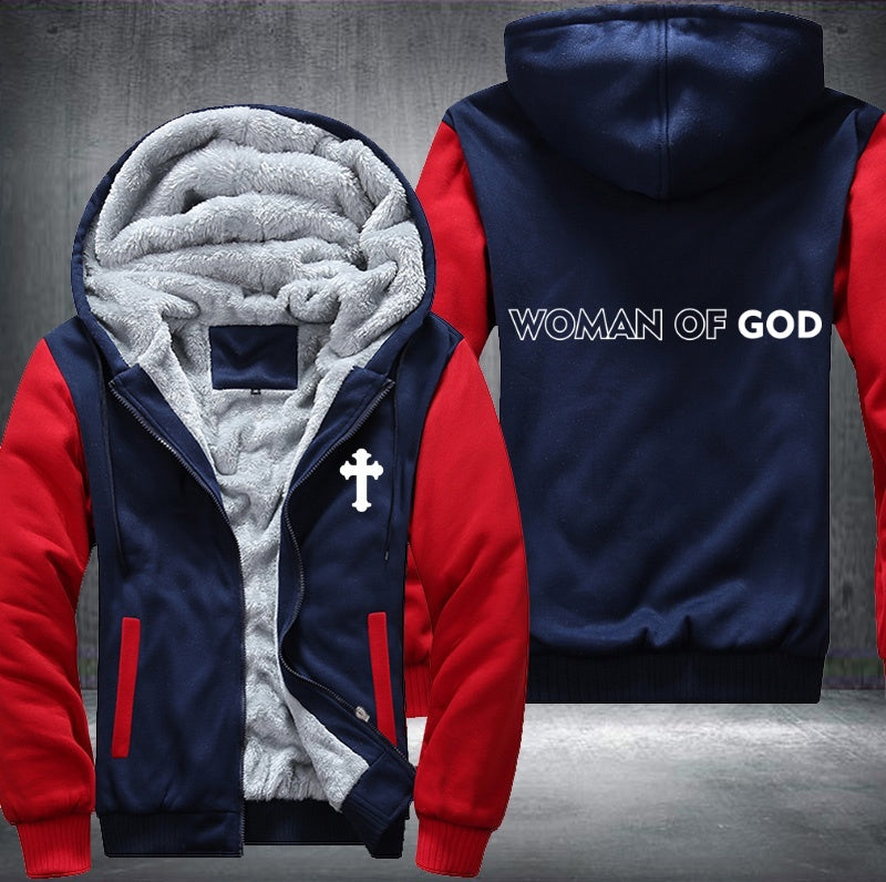 Woman of god Fleece Hoodies Jacket