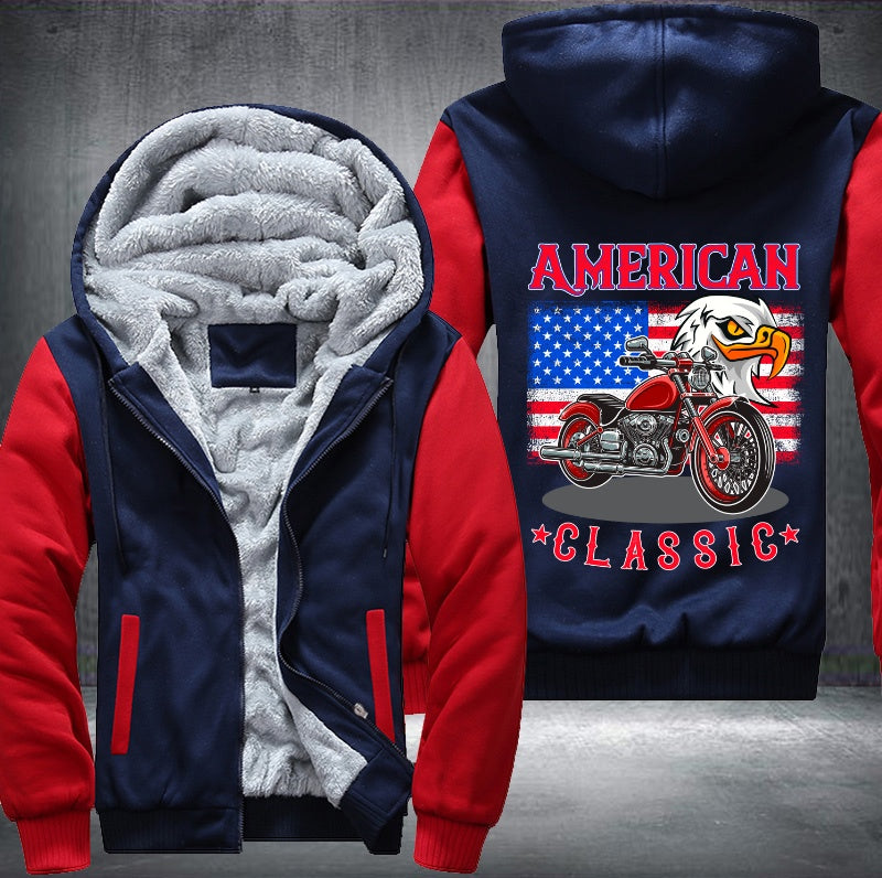 AMERICA CLASSIC Fleece Hoodies Jacket