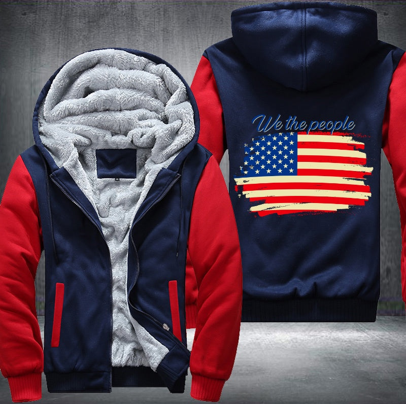 WE THE PEOPLE USA Fleece Hoodies Jacket