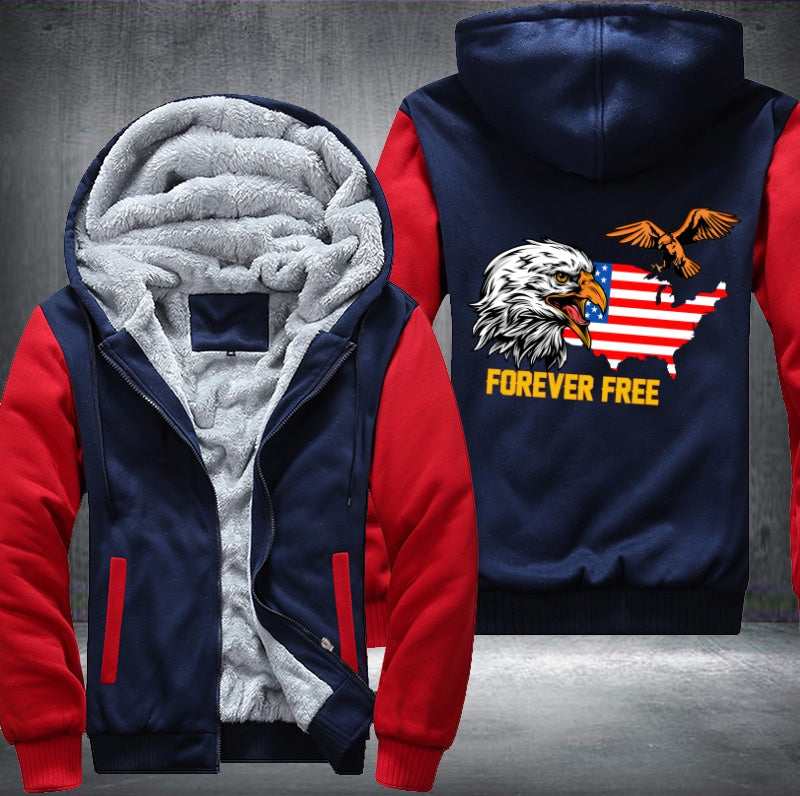 FOREVER FREE Fleece Hoodies Jacket