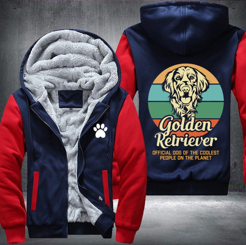 Golden Retriever official dog Fleece Hoodies Jacket