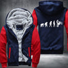 Evolution of rider Fleece Hoodies Jacket