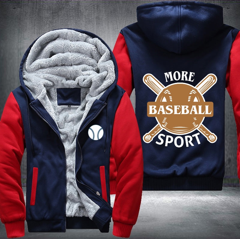 More sport baseball Fleece Hoodies Jacket
