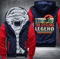 DAD THE MAN THE MYTH THE CYCLING LEGEND Fleece Hoodies Jacket