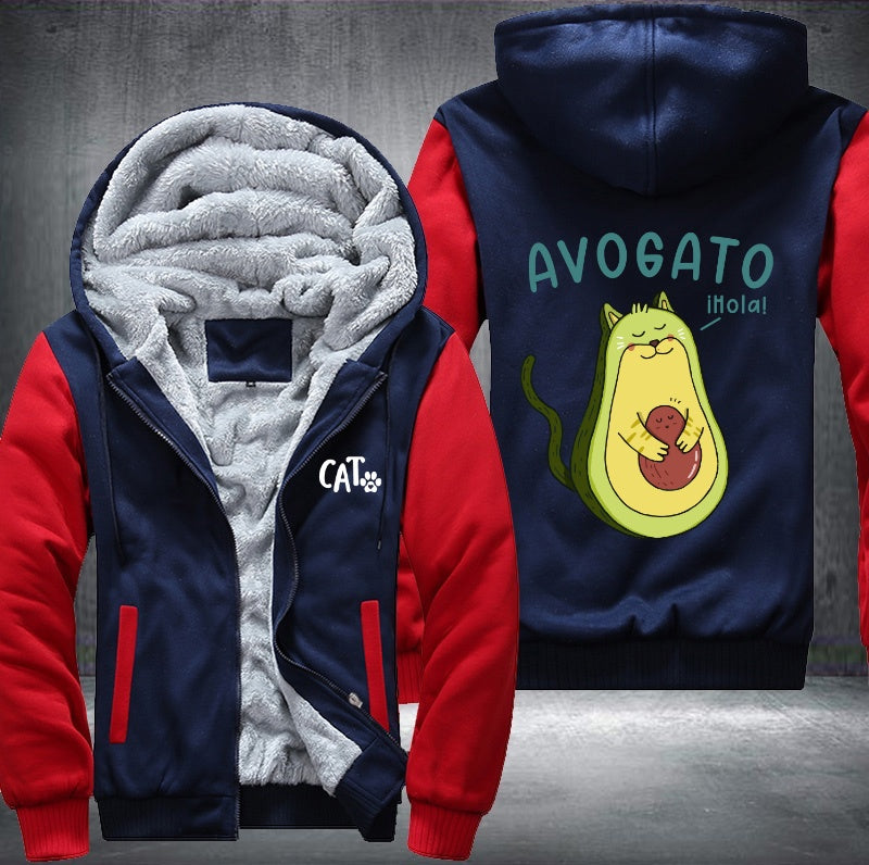 CAT AVOGATO iHola Fleece Hoodies Jacket