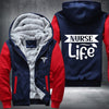 Nurse life printed Fleece Hoodies Jacket