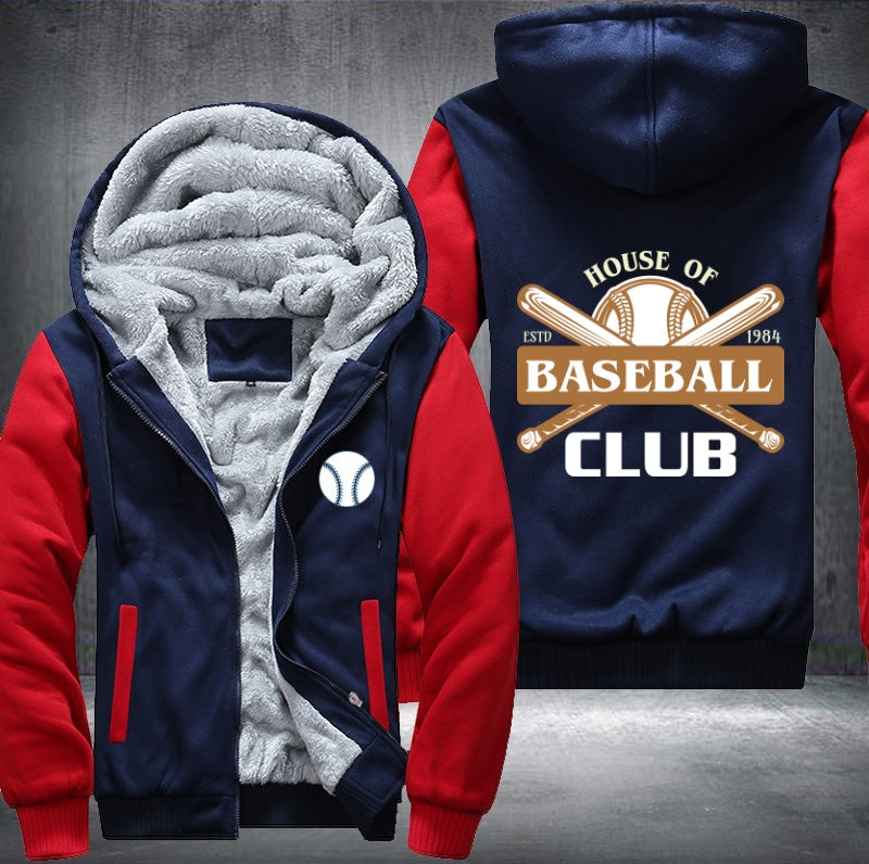 House of baseball club Fleece Hoodies Jacket
