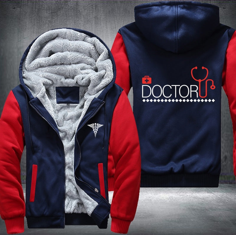 Doctor Fleece Hoodies Jacket