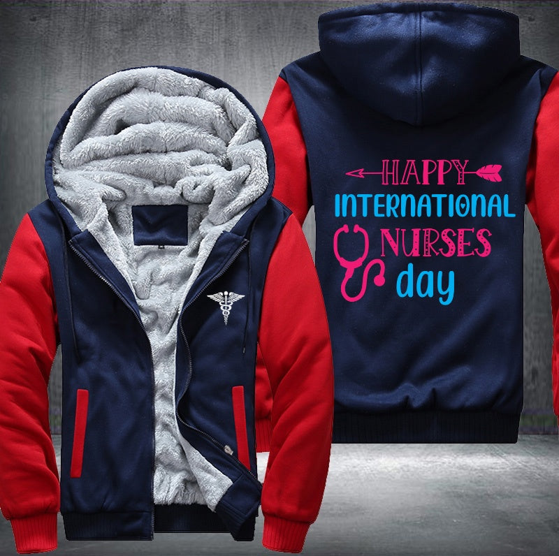 Happy international nurses day Fleece Hoodies Jacket