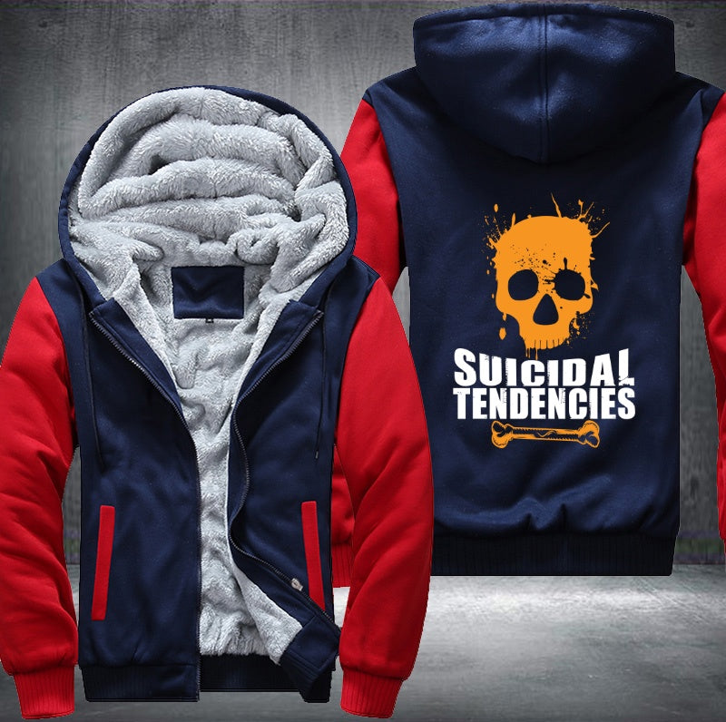 Skull Suicidal Tendencies Fleece Hoodies Jacket