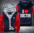 I love doctor printed Fleece Hoodies Jacket