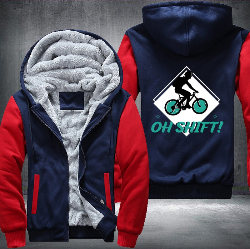 OH SHIFT! Fleece Hoodies Jacket