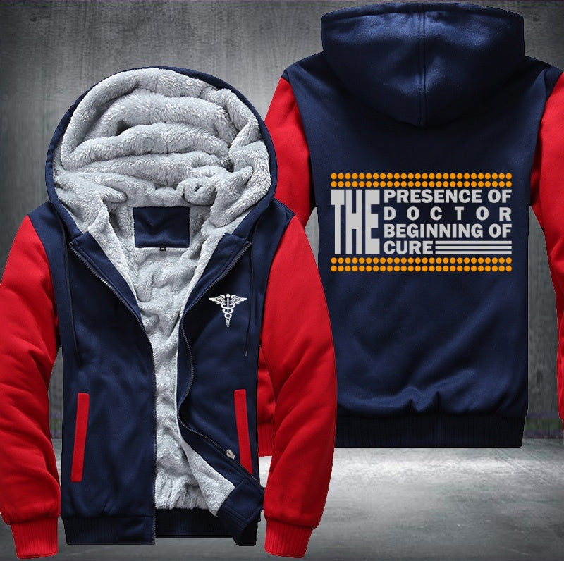 The presence of doctor beginning of cure Fleece Hoodies Jacket