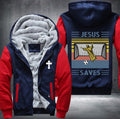 Jesus saves Fleece Hoodies Jacket