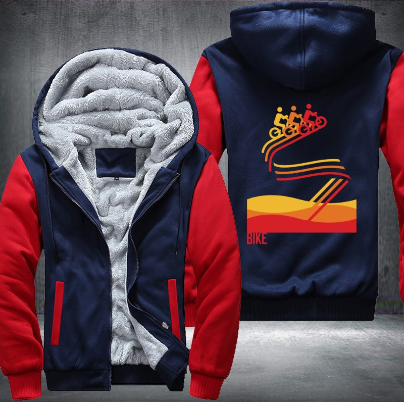 BIKE UP Fleece Hoodies Jacket
