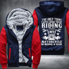 Motorcycle is being a dad Fleece Hoodies Jacket