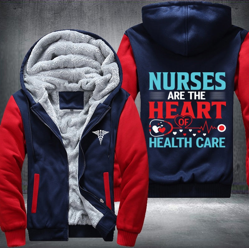Nurse are the heart of health care Fleece Hoodies Jacket