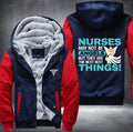 Nurses may not be angels but they are the next best things Fleece Hoodies Jacket