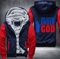 ONE NATION UNDER GOD Fleece Hoodies Jacket