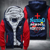Nursing school survivor Fleece Hoodies Jacket