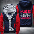 Nurses are the heart of healthcare Fleece Hoodies Jacket