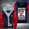 I'm a proud mom of a freaking awesome nurse Fleece Hoodies Jacket